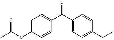 4-ACETOXY-4'-ETHYLBENZOPHENONE Structural