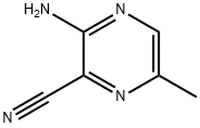 2-Amino-3-cyano-5-methylpyrazine Structural