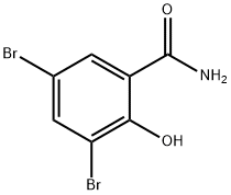 3,5-DIBROMOSALICYLAMIDE Structural