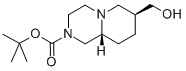 (7S,9AR)-TERT-BUTYL 7-(HYDROXYMETHYL)HEXAHYDRO-1H-PYRIDO[1,2-A]PYRAZINE-2(6H)-CARBOXYLATE Structural