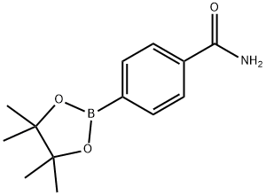 4-AMINOCARBONYLPHENYLBORONIC ACID, PINACOL ESTER Structural