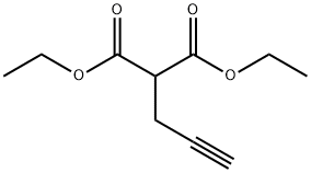 2-Propynylmalonic acid diethyl ester Structural