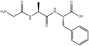 H-GLY-ALA-PHE-OH Structural