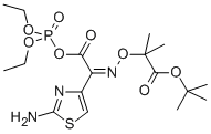 4-THIAZOLEACETIC ACID, 2-AMINO-ALPHA-[[2-(1,1-DIMETHYLETHOXY)-1,1-DIMETHYL-2-OXOETHOXY]IMINO]-, ANHYDRIDE WITH DIETHYL HYDROGEN PHOSPHATE, (Z)-