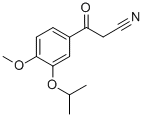 BENZENEPROPANENITRILE, 4-METHOXY-3-(1-METHYLETHOXY)-B-OXO-