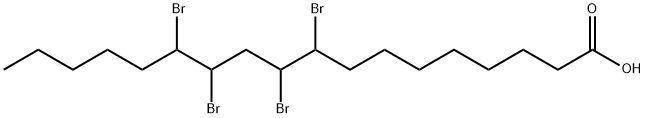 9,10,12,13-TETRABROMOSTEARIC ACID Structural