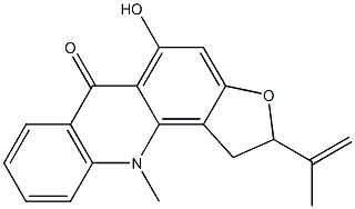 rutacridone Structural