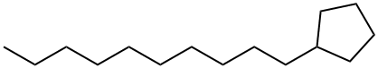 Decylcyclopentane Structural