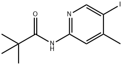 N-(5-IODO-4-METHYL-PYRIDIN-2-YL)-2,2-DIMETHYL-PROPIONAMIDE Structural