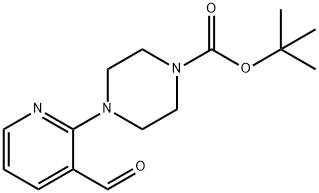 tert-Butyl 4-(3-formylpyridin-2-yl)piperazine-1-carboxylate Structural