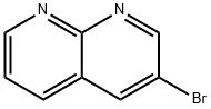 3-Bromo-1,8-naphthyridine Structural