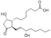 9ALPHA,15S-DIHYDROXY-11-OXO-PROST-13E-EN-1-OIC ACID Structural