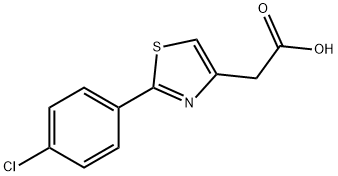 2-[2-(4-CHLOROPHENYL)-1,3-THIAZOL-4-YL]ACETIC ACID Structural