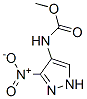 Carbamic  acid,  (3-nitro-1H-pyrazol-4-yl)-,  methyl  ester  (9CI) Structural