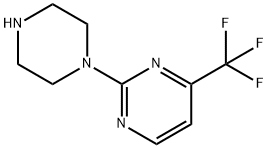 1-(4-Trifluoromethylpyrimidin-2-yl)piperazine Structural