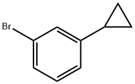 1-Bromo-3-cyclopropylbenzene Structural