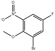 1-BROMO-5-FLUORO-2-METHOXY-3-NITROBENZENE