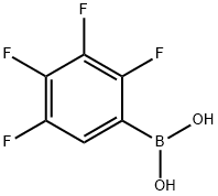 2,3,4,5-TETRAFLUOROBENZENEBORONIC ACID Structural