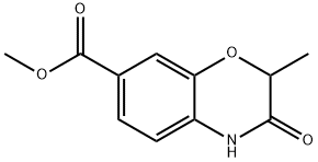 methyl 2-methyl-3-oxo-3,4-dihydro-2H-1,4-benzoxazine-7-carboxylate Structural