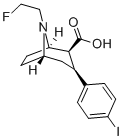 8-AZABICYCLO[3.2.1]OCTANE-2-CARBOXYLIC ACID, 8-(2-FLUOROETHYL)-3-(4-IODOPHENYL)-, (1R, 2S, 3S, 5S)