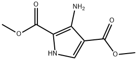 1H-Pyrrole-2,4-dicarboxylicacid,3-amino-,dimethylester(9CI) Structural