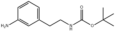 [2-(3-AMINO-PHENYL)-ETHYL]-CARBAMIC ACID TERT-BUTYL ESTER Structural