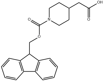 FMOC-4-CARBOXYMETHYL-PIPERIDINE Structural