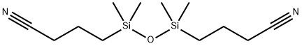 1,3-BIS(3-CYANOPROPYL)TETRAMETHYLDISILOXANE Structural