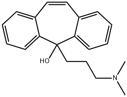 5-[3-(dimethylamino)propyl]-5H-dibenzo[a,d]cyclohepten-5-ol  Structural