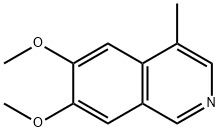 Isoquinoline, 6,7-dimethoxy-4-methyl- (8CI,9CI) Structural