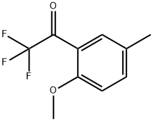 Ethanone, 2,2,2-trifluoro-1-(2-methoxy-5-methylphenyl)- (9CI) Structural