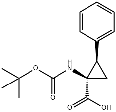 (1R,2R)-N-BOC-1-AMINO-2-PHENYLCYCLOPROPANECARBOXYLIC ACID