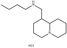 N-(octahydro-2H-quinolizin-1-ylmethyl)butan-1-amine dihydrochloride Structural