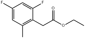 Ethyl 2,4-difluoro-6-methylphenylacetate Structural
