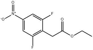 Ethyl 2,6-difluoro-4-nitrophenylacetate Structural