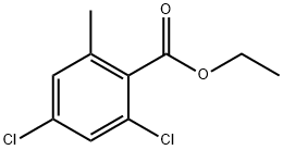 Ethyl 2,4-dichloro-6-methylbenzoate Structural