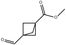 Bicyclo[1.1.1]pentane-1-carboxylic acid, 3-formyl-, methyl ester (9CI) Structural