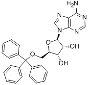 5'-O-TRIPHENYLMETHYL-ADENOSINE Structural