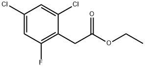 Ethyl 2,4-dichloro-6-fluorophenylacetate Structural