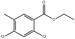 Ethyl 2,4-dichloro-5-methylbenzoate Structural