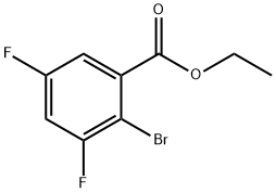 Ethyl 2-bromo-3,5-difluorobenzoate Structural