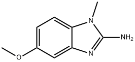 2-Amino-5-methoxy-1-methylbenzimidazole Structural