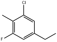 Benzene, 1-chloro-5-ethyl-3-fluoro-2-methyl- Structural