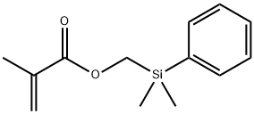 (PHENYLDIMETHYLSILYL)METHYL METHACRYLATE Structural