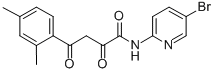 Benzenebutanamide, N-(5-bromo-2-pyridinyl)-2,4-dimethyl-alpha,gamma-di oxo-