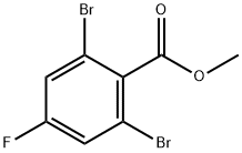 Methyl 2,6-dibromo-4-fluorobenzoate Structural
