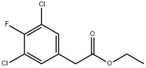 Ethyl 3,5-dichloro-4-fluorophenylacetate Structural
