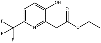 Ethyl 3-hydroxy-6-(trifluoromethyl)-pyridine-2-acetate Structural