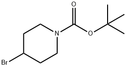 1-N-BOC-4-BROMOPIPERIDINE Structural