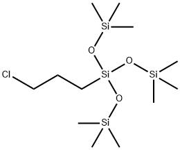 3-CHLOROPROPYLTRIS(TRIMETHYLSILOXY)SILANE Structural